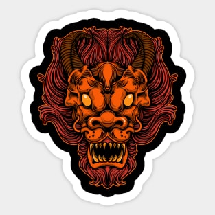 Dragon head Sticker